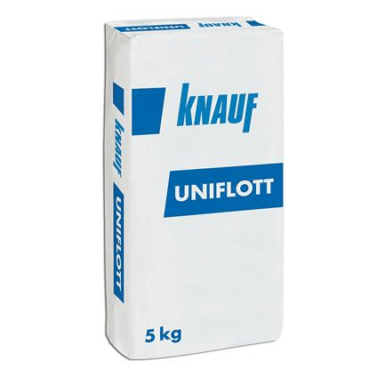 კნაუფის მაღალი სიმტკიცის თაბაშირის ფითხი (შპაკლი) Knauf Uniflott (ელასტიური) - 5კგ 
