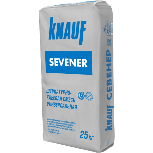კნაუფ სევენერი ბათქაში Knauf Sevener (არმირებული ნარევი) (ფასადური) - 25კგ